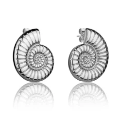 Boucles d'oreilles Thalina argentées