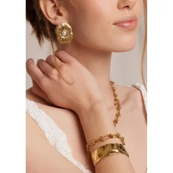 Boucles d'oreilles Zephyra dorées