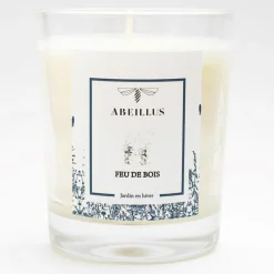 Bougie parfumée Jardin en hiver Feu de bois ivoire - 45h