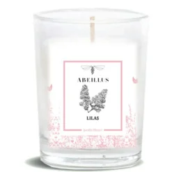 Bougie parfumée Jardin Fleuri Lilas ivoire - 45h