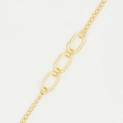 Bracelet Limos en Argent doré