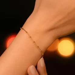 Bracelet Maura en Argent doré