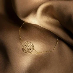 Bracelet Soleil or jaune