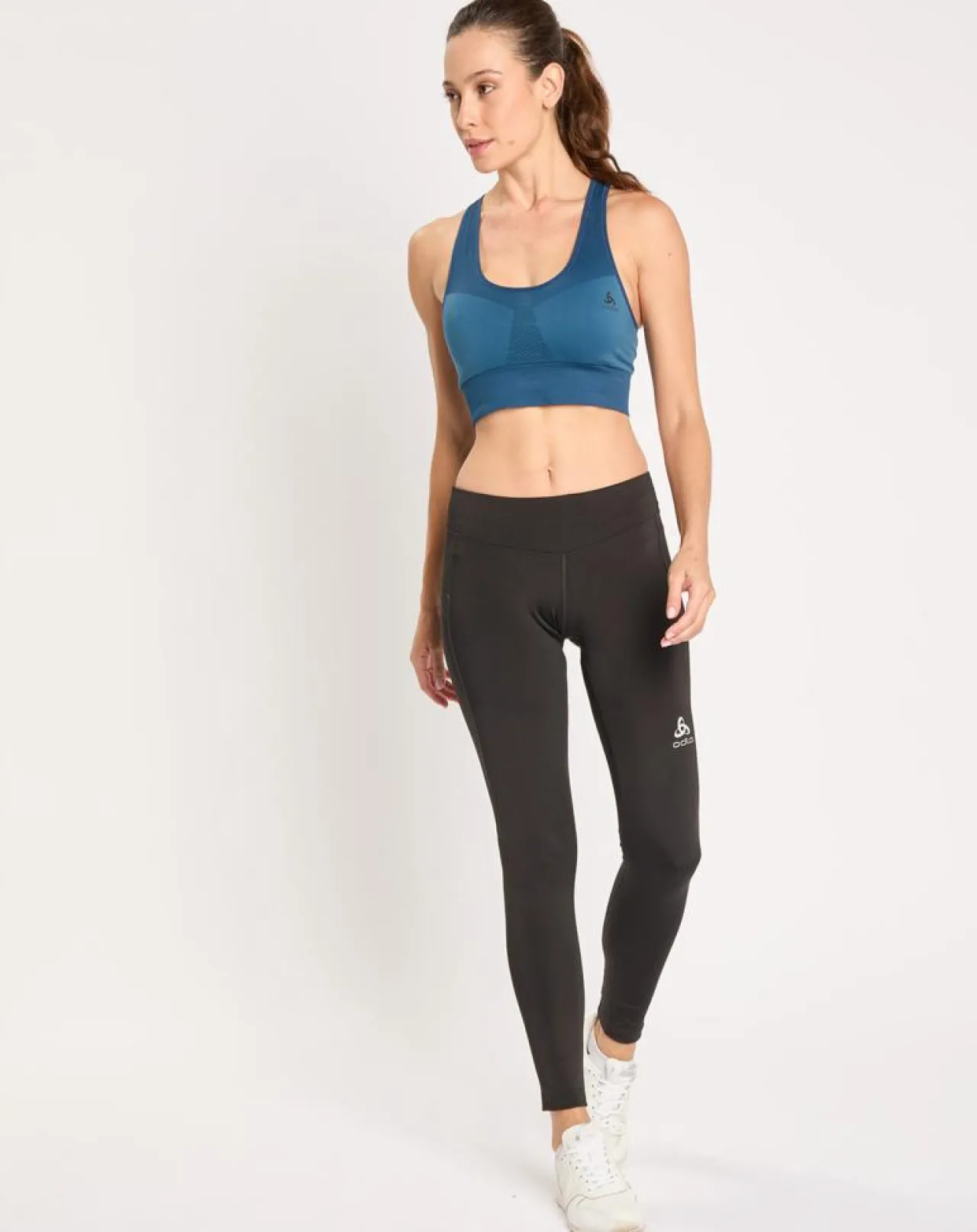 Brassière de sport Seamless Medium bleu aile sarcelle