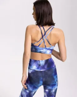 Brassière Iris bleue