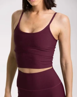Brassière Lotus rouge bordeaux
