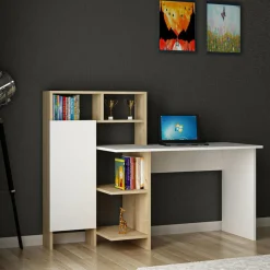 Bureau Bugra chêne - 119.7x111.8x60 cm