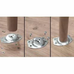 Bureau Fabio pin - 120x77x60 cm