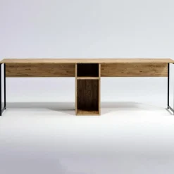 Bureau ikili calisma chêne - 240x74x60 cm
