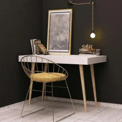 Bureau veronika blanc - 100x60x74 cm