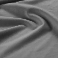 Canapé d'angle droit en Velours Daphne 4 Places Gris Clair - 270x170x86 cm