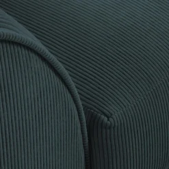 Canapé d'angle droit Quince 4 Places bleu - 221x171x80 cm