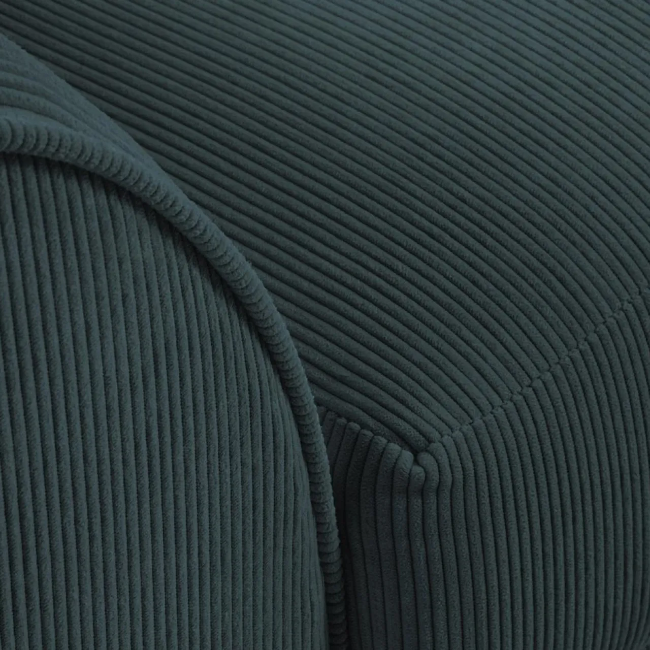 Canapé d'angle droit Quince 4 Places bleu - 221x171x80 cm