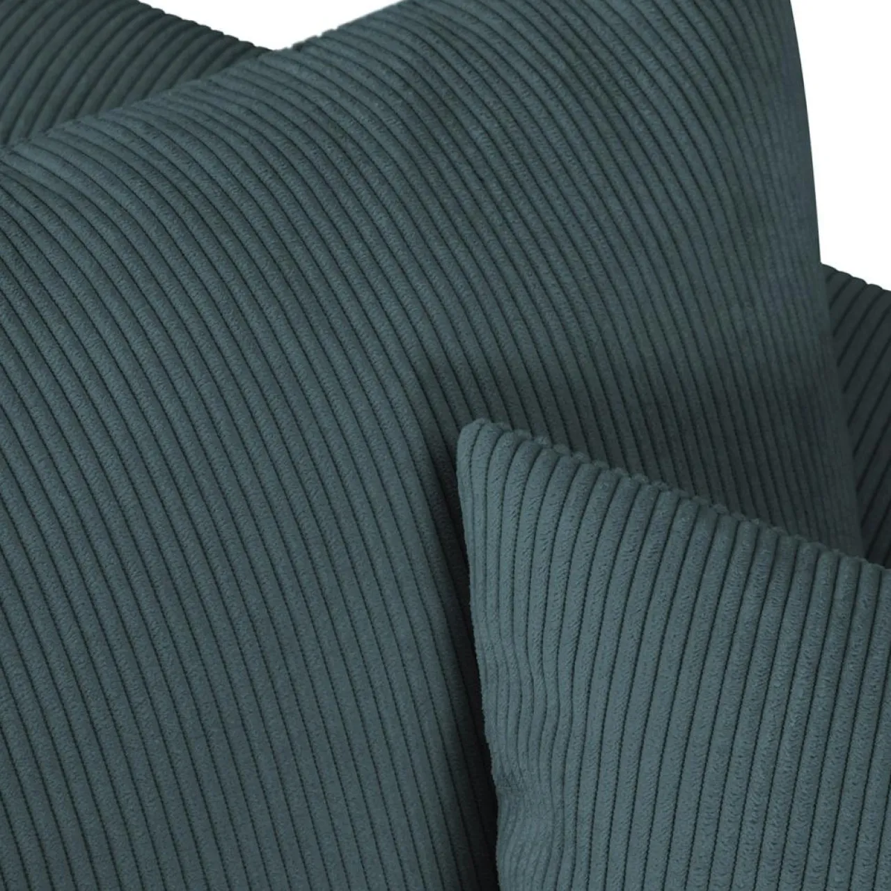 Canapé d'angle droit Quince 4 Places bleu - 221x171x80 cm