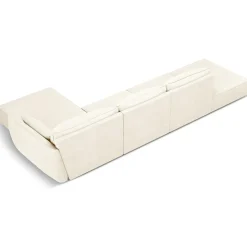 Canapé D'Angle Droit Vanda 5 Places 1 beige clair - 386x166x85 cm