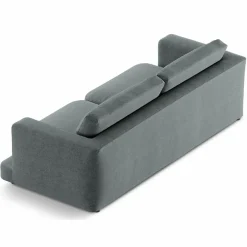 Canapé Daphne 4 Places Gris Foncé - 240x105x86 cm