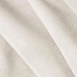 Canapé droit Velours Vanda 4 Places beige clair - 286x100x85 cm