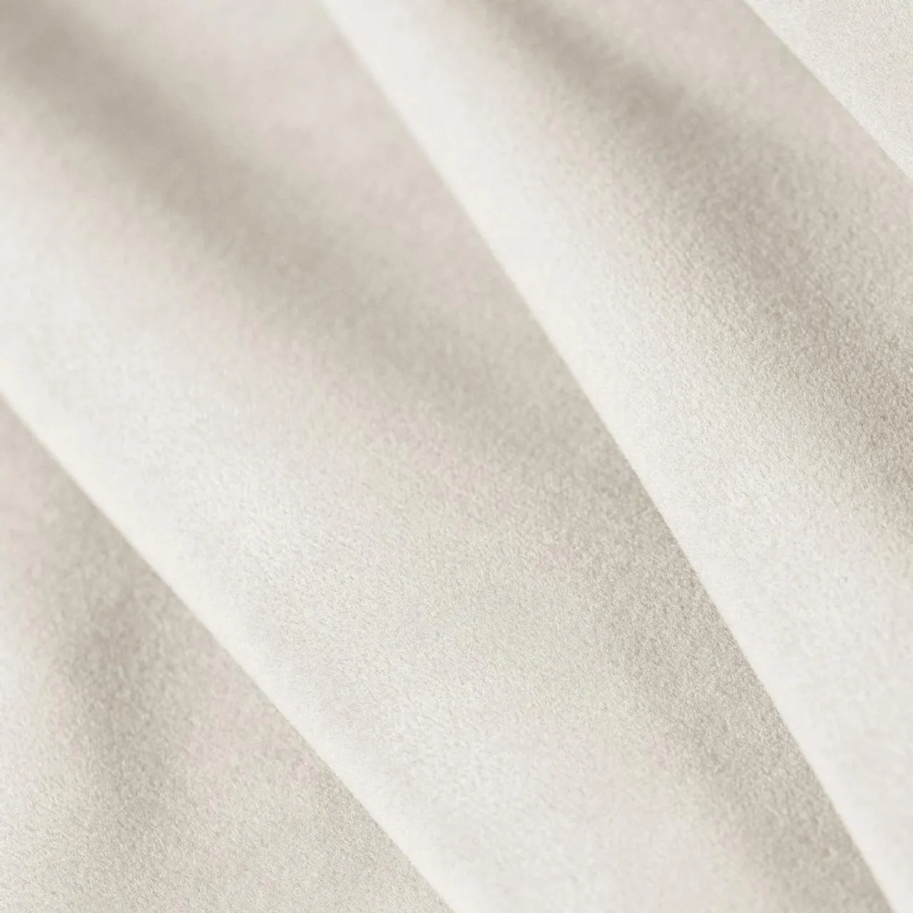 Canapé droit Velours Vanda 4 Places beige clair - 286x100x85 cm