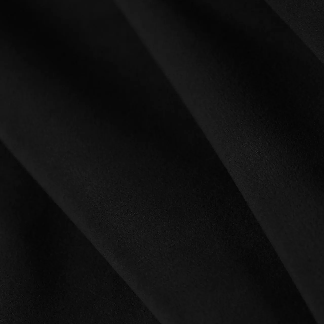 Canapé droit Velours Vanda 4 Places noir - 286x100x85 cm