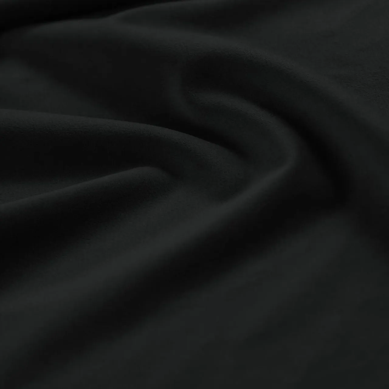 Canapé en Velours Daphne 3 Places Noir - 210x105x86 cm