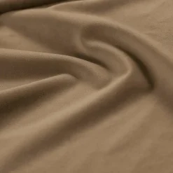 Canapé en Velours Daphne 4 Places Beige Foncé - 240x105x86 cm