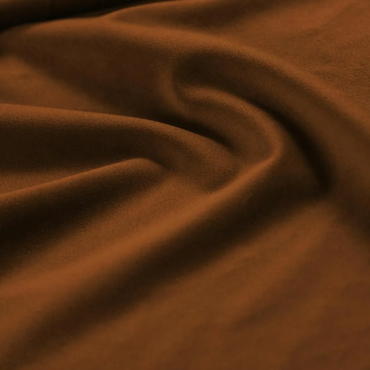 Canapé en Velours Daphne 3 Places Terracotta - 210x105x86 cm