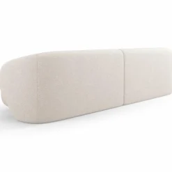 Canapé Linden Chenille 4 Places beige - 304x102x72 cm