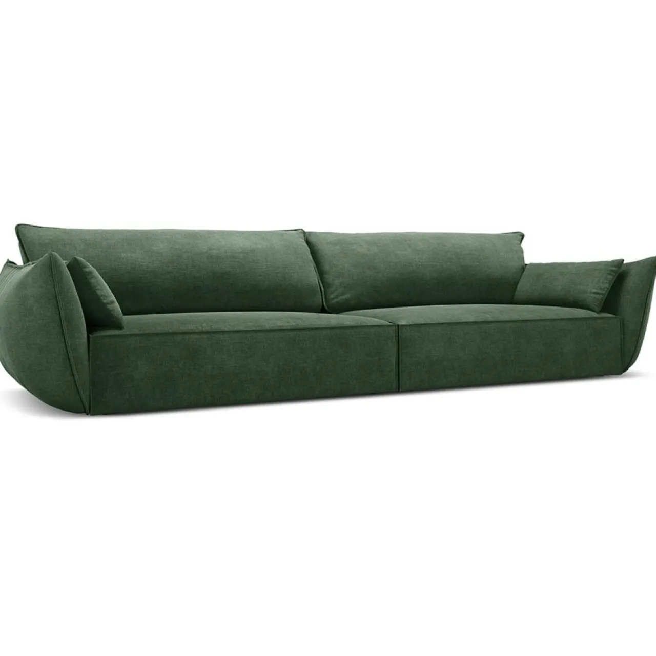 Canapé Vanda 4 Places vert bouteille - 248x100x85 cm