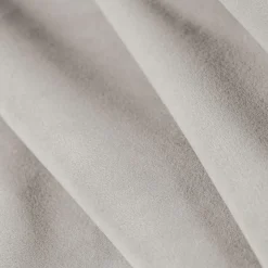 Canapé Velours Aster 3 Places ivoire - 214x102x75 cm