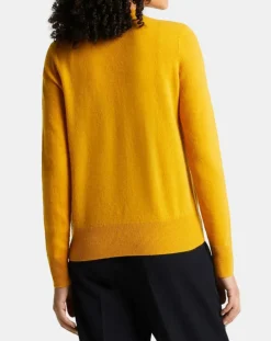 Cardigan 100% Cachemire Zacao jaune