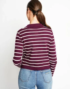 Cardigan Audrey bordeaux