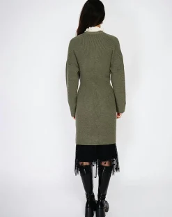 Cardigan en Cachemire mélangé Béatrice kaki