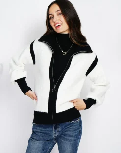 Cardigan en Cachemire mélangé Claudia naturel