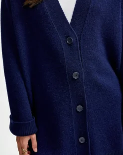 Cardigan en Laine & Coton Gadand america