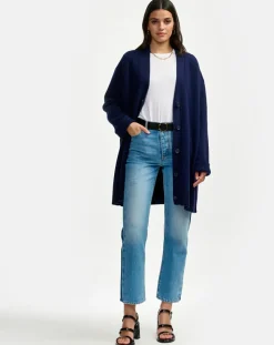 Cardigan en Laine & Coton Gadand america