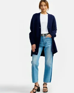 Cardigan en Laine & Coton Gadand america