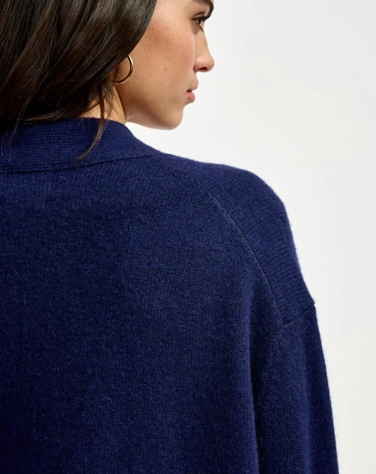 Cardigan en Laine & Coton Gadand america