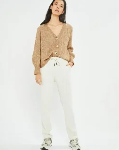 Cardigan en Laine & Mohair mélangés Seven sienne