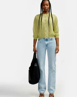 Cardigan en Lin mélangé Neeta limelight