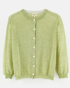 Cardigan en Lin mélangé Neeta limelight