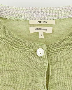 Cardigan en Lin mélangé Neeta limelight