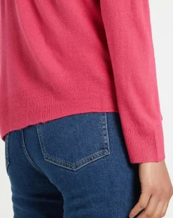 Cardigan en Maille fine Fanny rose