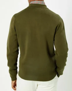 Cardigan en Maille kaki