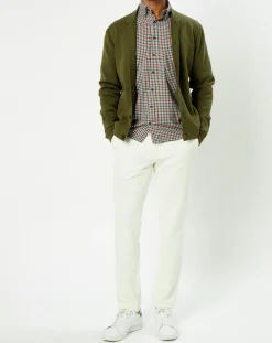 Cardigan en Maille kaki