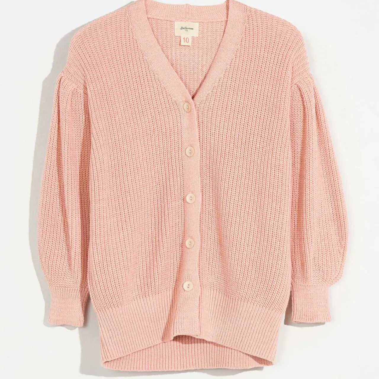 Cardigan Gelod rosette