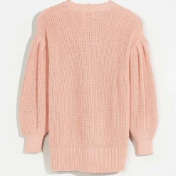 Cardigan Gelod rosette