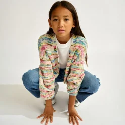 Cardigan Getafe tricoté multicolore