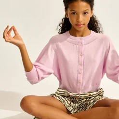 Cardigan Gyco rose clématite