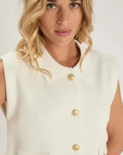 Cardigan Levamaya blanc