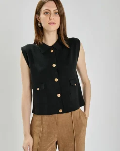 Cardigan Levamaya noir